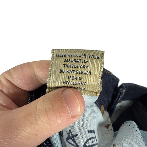 7 For All Mankind Women’s “A” Pocket Flare Dark Wash Jeans Size 30 - Picture 12 of 14